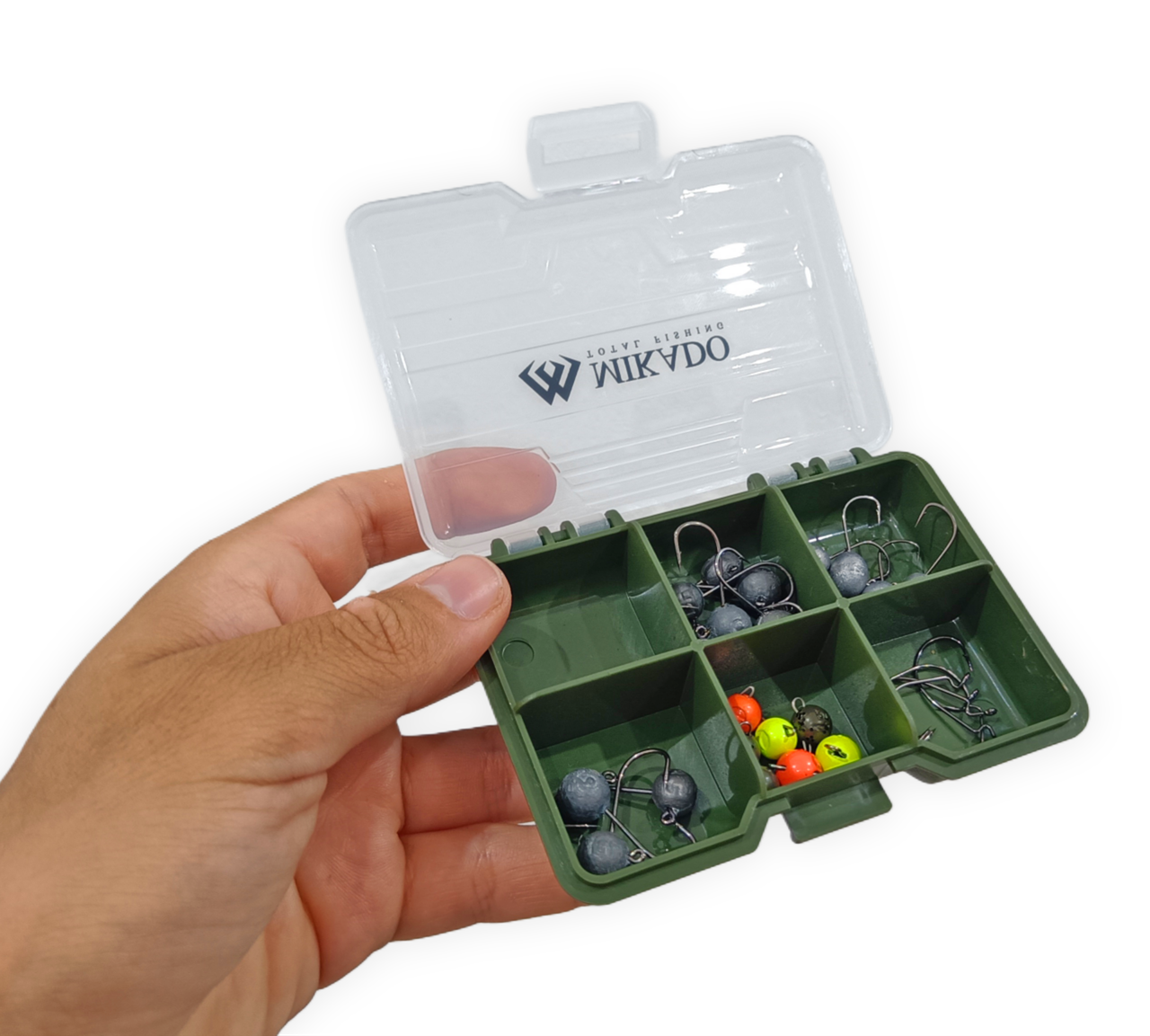 caja señuelos de pesca