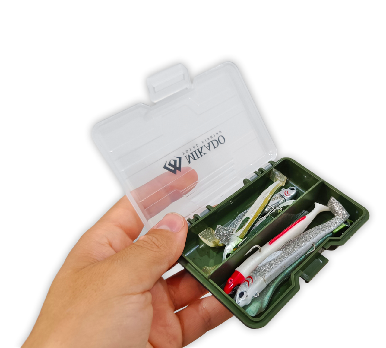 caja señuelos de pesca