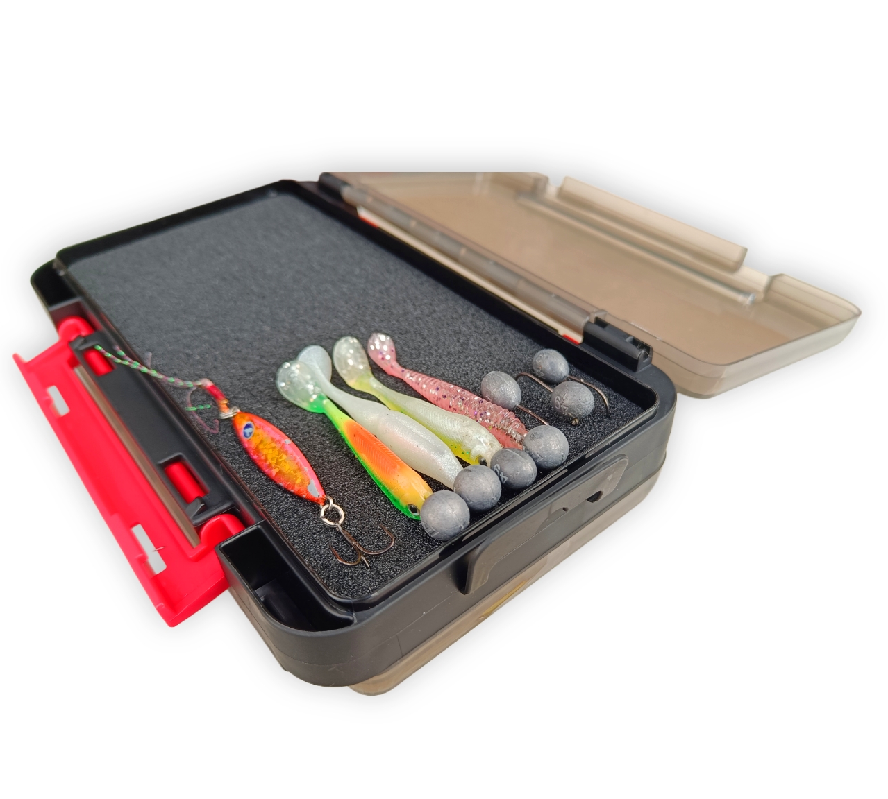 caja doble de señuelos run gun 1010w