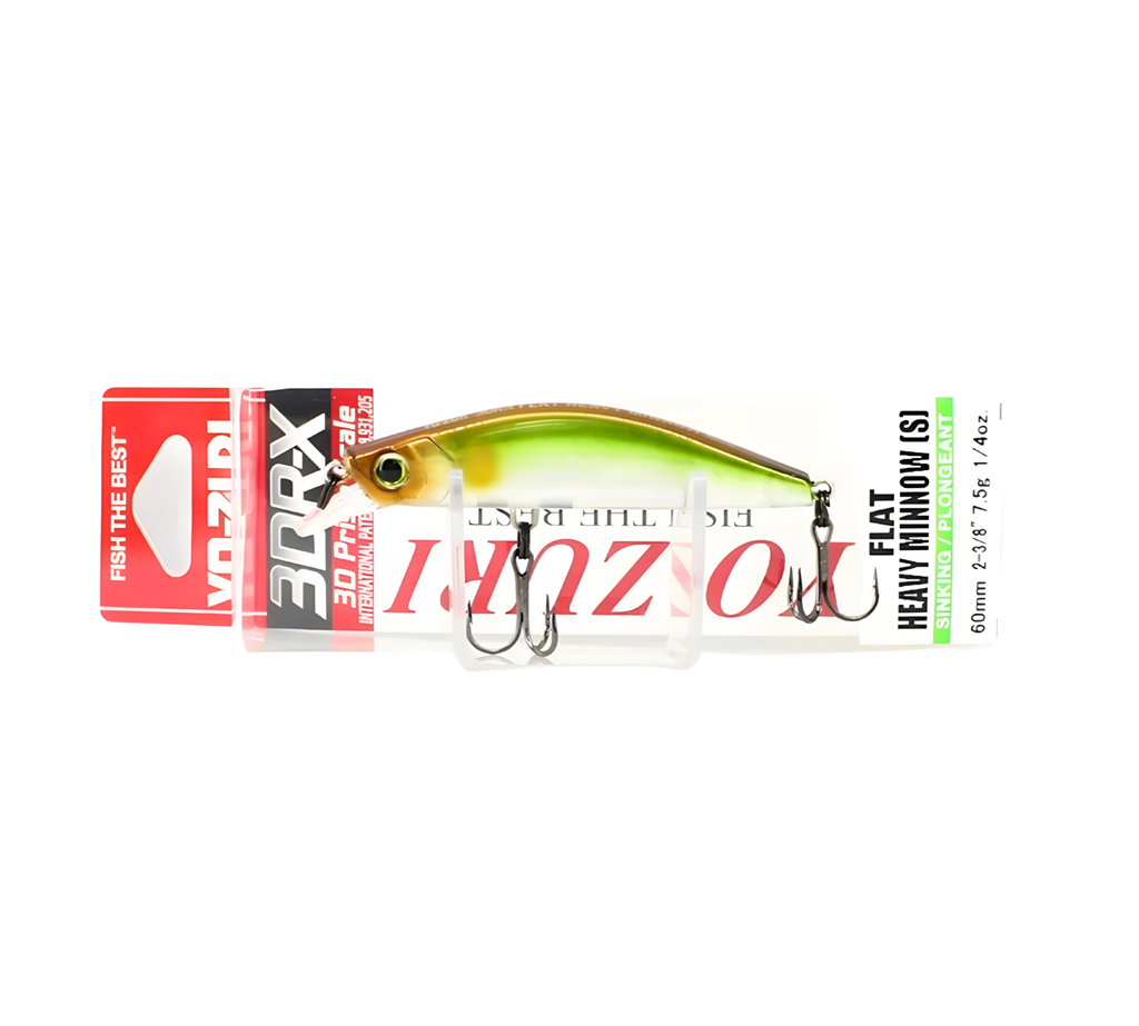 YO-ZURI 3DR-X FLAT HEAVY MINNOW 60