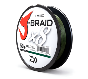 DAIWA J-BRAID X8 DARK GREEN